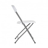 SILLA RESINA PLEGABLE 80X50X45CM BLANCA SUNGARDEN