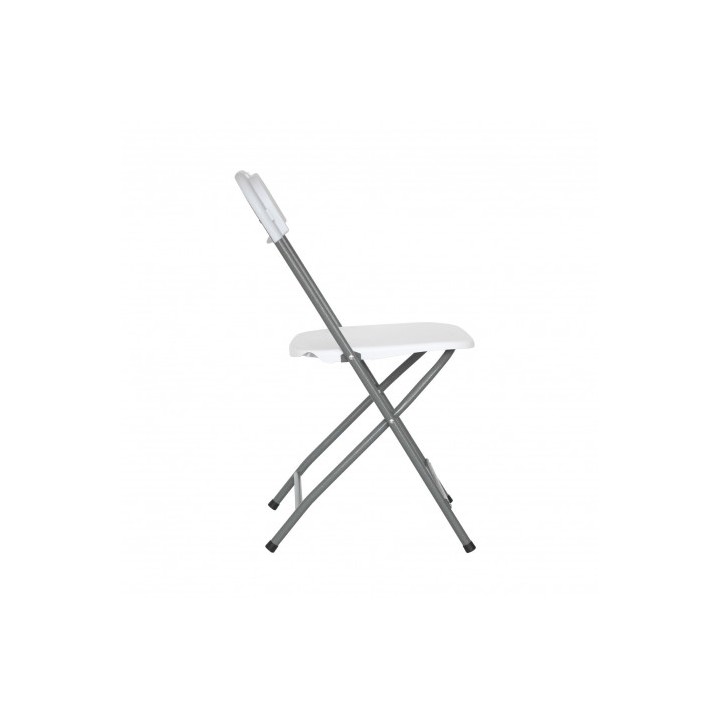 SILLA RESINA PLEGABLE 80X50X45CM BLANCA SUNGARDEN