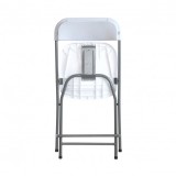 SILLA RESINA PLEGABLE 80X50X45CM BLANCA SUNGARDEN