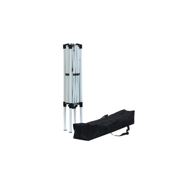 CARPA PLEGABLE ACERO 3X6 METROS GRIS SUNGARDEN
