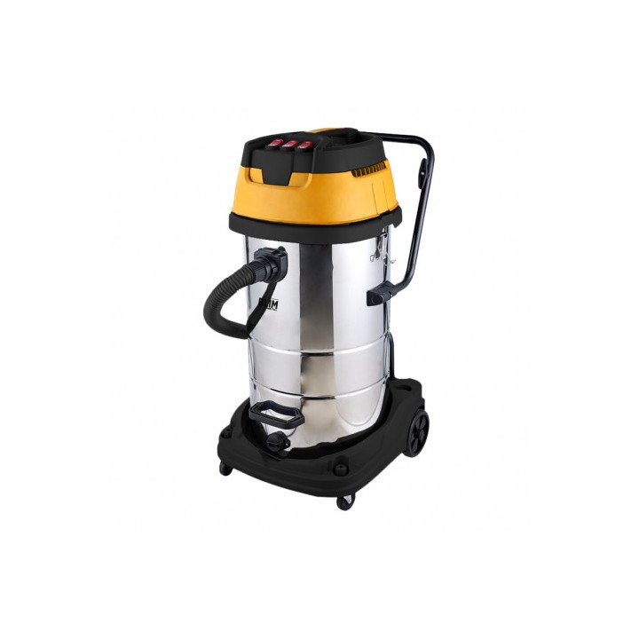 ASPIRADORA INOXIDABLE 80 LITROS 3000W TRES MOTORES BLIM