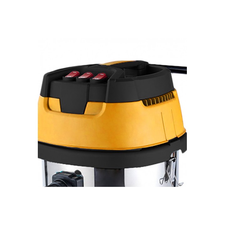 ASPIRADORA INOXIDABLE 80 LITROS 3000W TRES MOTORES BLIM