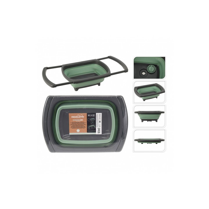 FREGADERO PLEGABLE ESPECIAL CAMPING 290x260x55mm