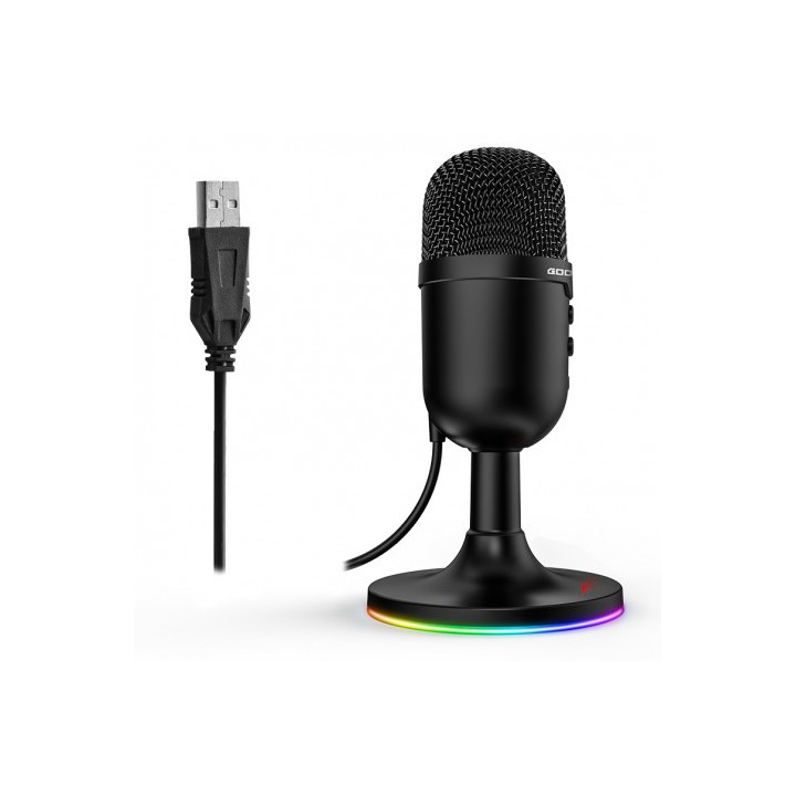 MICRÓFONO GAMING RGB USB G13 | CANCELACIÓN DE RUIDO COOLSOUND