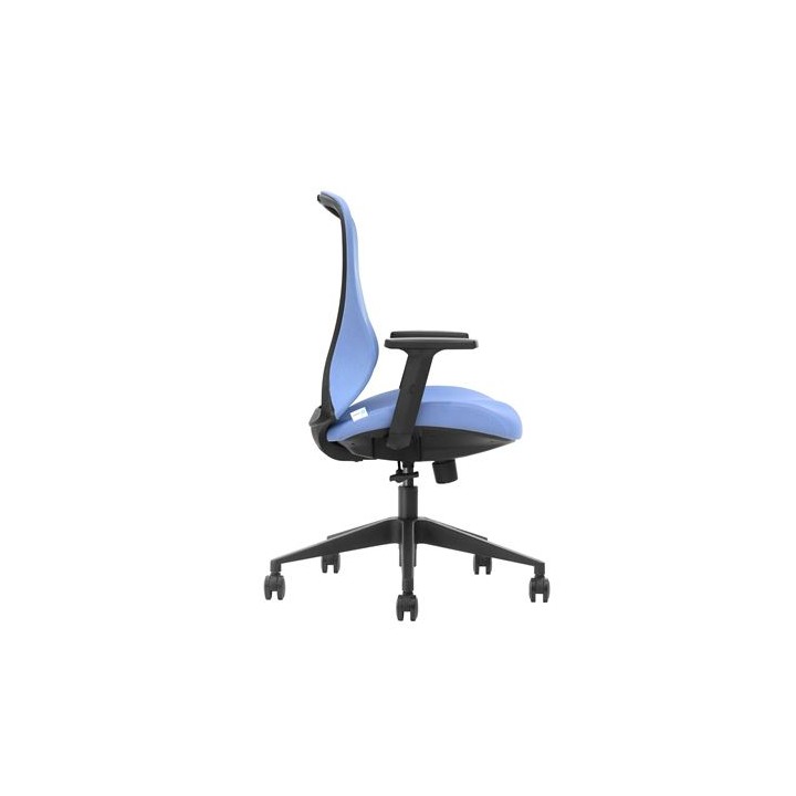 SILLA OFICINA GAMA SENIOR SE1700 AZUL CROMAD