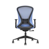 SILLA OFICINA GAMA SENIOR SE1700 AZUL CROMAD