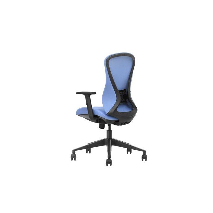 SILLA OFICINA GAMA SENIOR SE1700 AZUL CROMAD