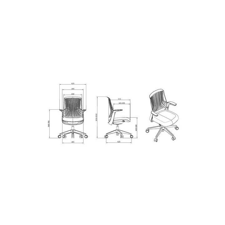 SILLA OFICINA GAMA SENIOR SE1800 CROMAD