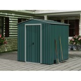 CASETA DE METAL | PUERTAS CORREDERAS 185X181X200CM (3.36M2) VERDE SUNGARDEN
