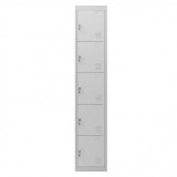 TAQUILLA METÁLICA 5 PUERTAS 1800X300X500MM CROMAD