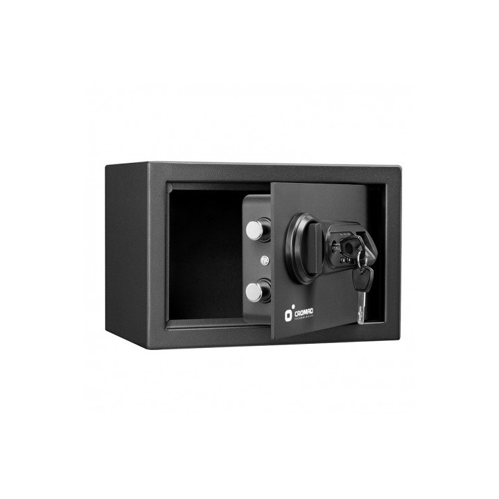 CAJA FUERTE ELECTRÓNICA CON DETECTOR DE HUELLA 200X310X200MM CROMAD