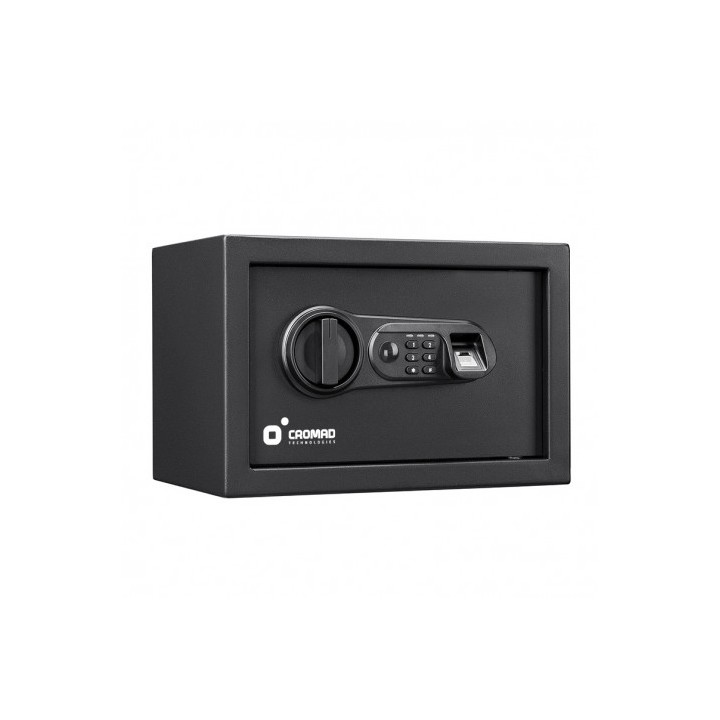 CAJA FUERTE ELECTRÓNICA CON DETECTOR DE HUELLA 200X310X200MM CROMAD