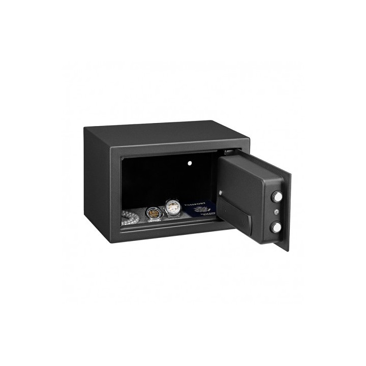 CAJA FUERTE ELECTRÓNICA CON DETECTOR DE HUELLA 200X310X200MM CROMAD