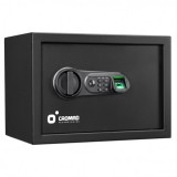 CAJA FUERTE ELECTRÓNICA CON DETECTOR DE HUELLA 250X350X250MM CROMAD