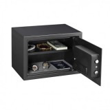CAJA FUERTE ELECTRÓNICA CON DETECTOR DE HUELLA 250X350X250MM CROMAD