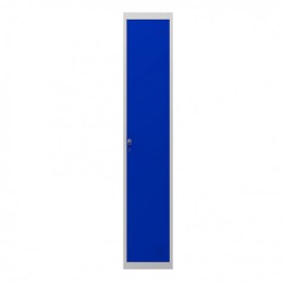 TAQUILLA METÁLICA 1 PUERTA 1800X300X500MM AZUL CROMAD