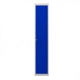 TAQUILLA METÁLICA 1 PUERTA 1800X300X500MM AZUL CROMAD