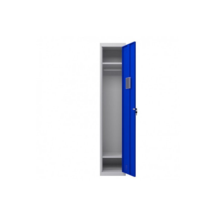 TAQUILLA METÁLICA 1 PUERTA 1800X300X500MM AZUL CROMAD