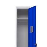 TAQUILLA METÁLICA 1 PUERTA 1800X300X500MM AZUL CROMAD