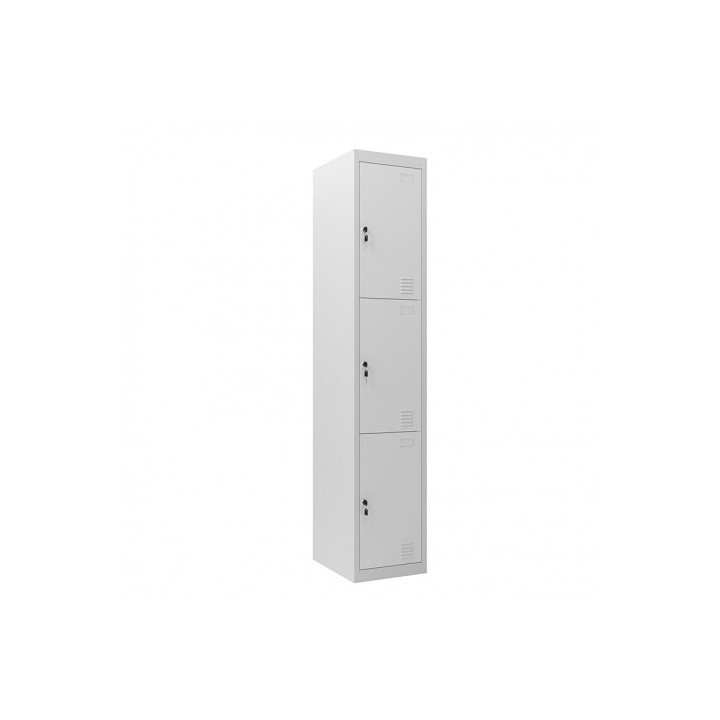 TAQUILLA METÁLICA 3 PUERTAS 1800X300X500MM CROMAD