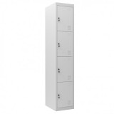 TAQUILLA METÁLICA 4 PUERTAS 1800X300X500MM CROMAD