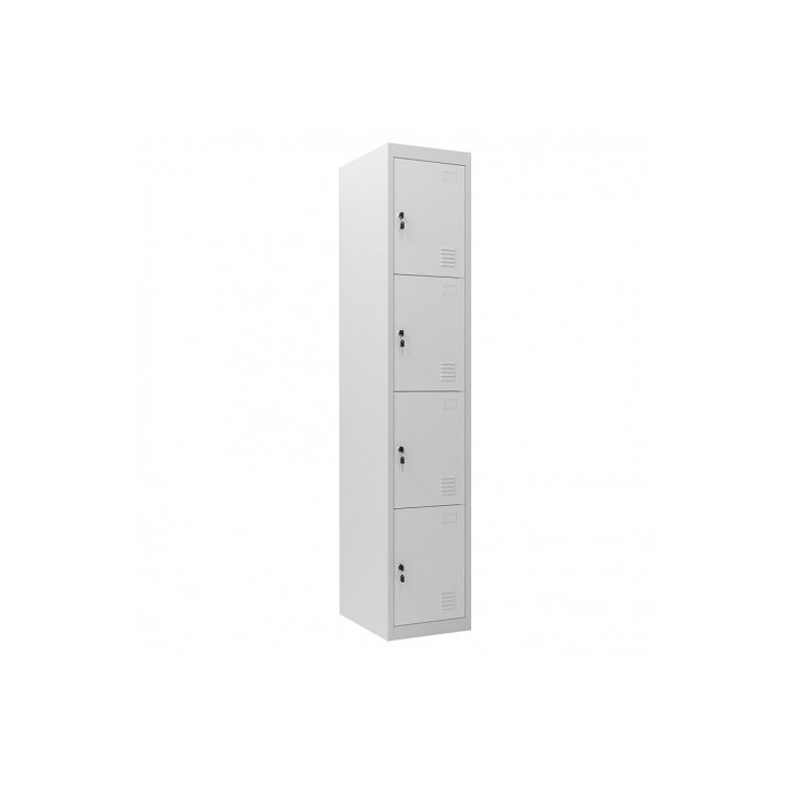 TAQUILLA METÁLICA 4 PUERTAS 1800X300X500MM CROMAD