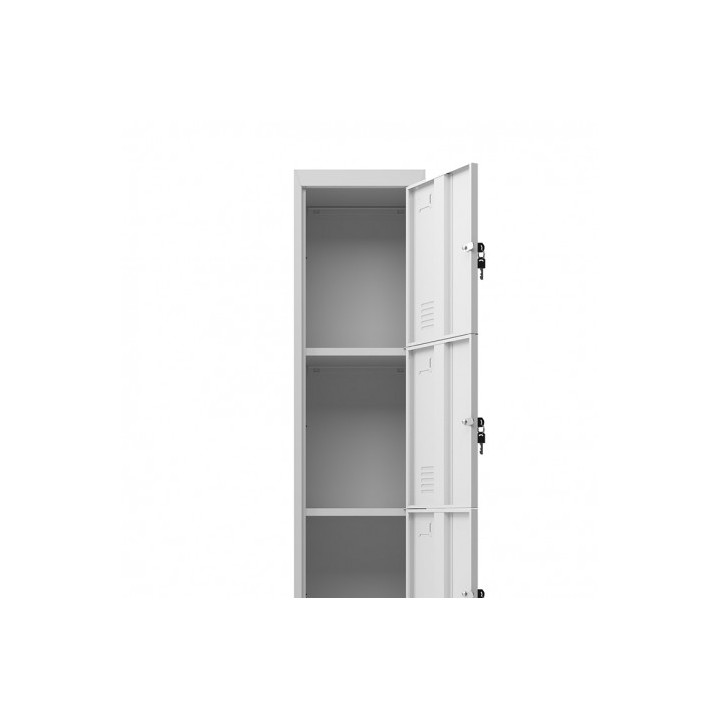 TAQUILLA METÁLICA 4 PUERTAS 1800X300X500MM CROMAD