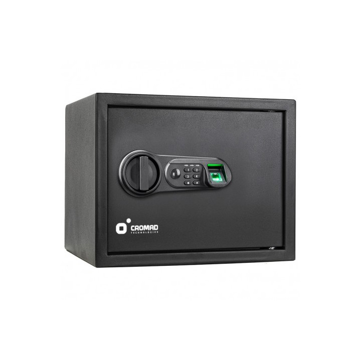 CAJA FUERTE ELECTRÓNICA CON DETECTOR DE HUELLA 300X380X300MM CROMAD