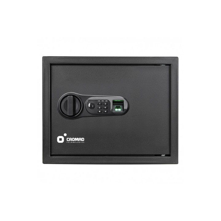 CAJA FUERTE ELECTRÓNICA CON DETECTOR DE HUELLA 300X380X300MM CROMAD