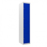 TAQUILLA METÁLICA 4 PUERTAS 1800X300X500MM AZUL CROMAD