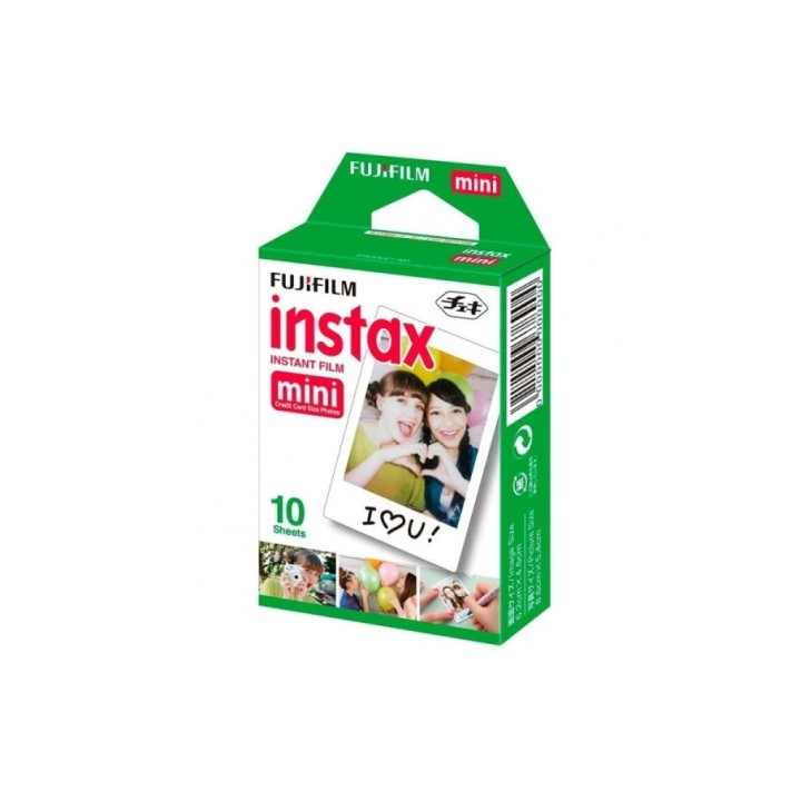 PACK PELICULA PARA 10 FOTOS INSTANTANEAS INSTAX MINI FUJIFILM