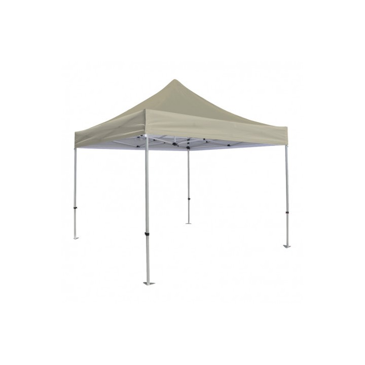 CARPA PLEGABLE ALUMINIO 3X3 METROS 300GRS BEIGE SUNGARDEN
