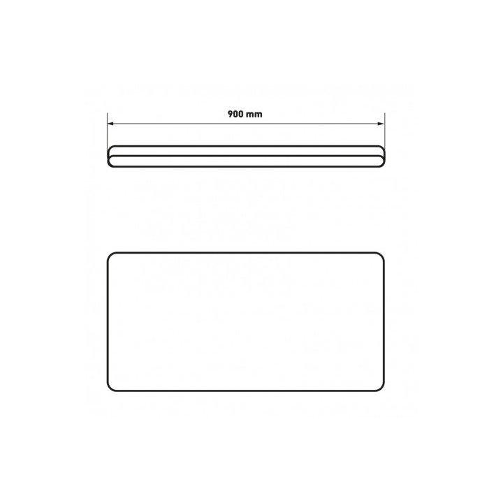 BANDEJA 900X400 + 2 SOPORTES PARA EXPOSITORES CROMAD