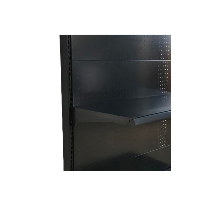 EXPOSITOR GÓNDOLA 900X450X1500MM NEGRO CROMAD