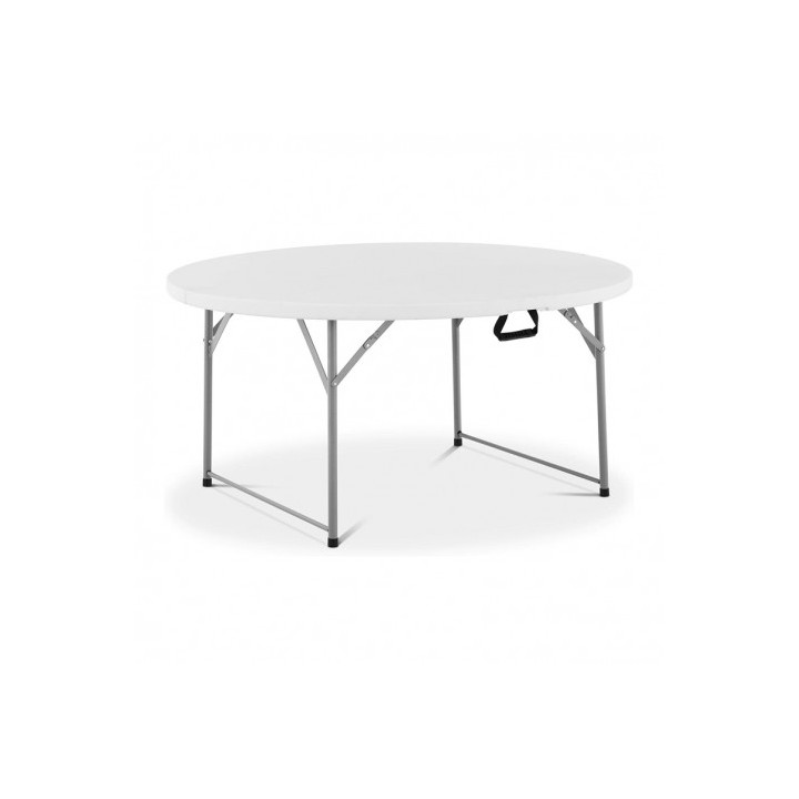 MESA DE RESINA REDONDA PLEGABLE 160X74CM 4.5CM SUNGARDEN