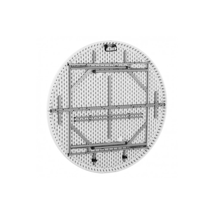 MESA DE RESINA REDONDA PLEGABLE 160X74CM 4.5CM SUNGARDEN