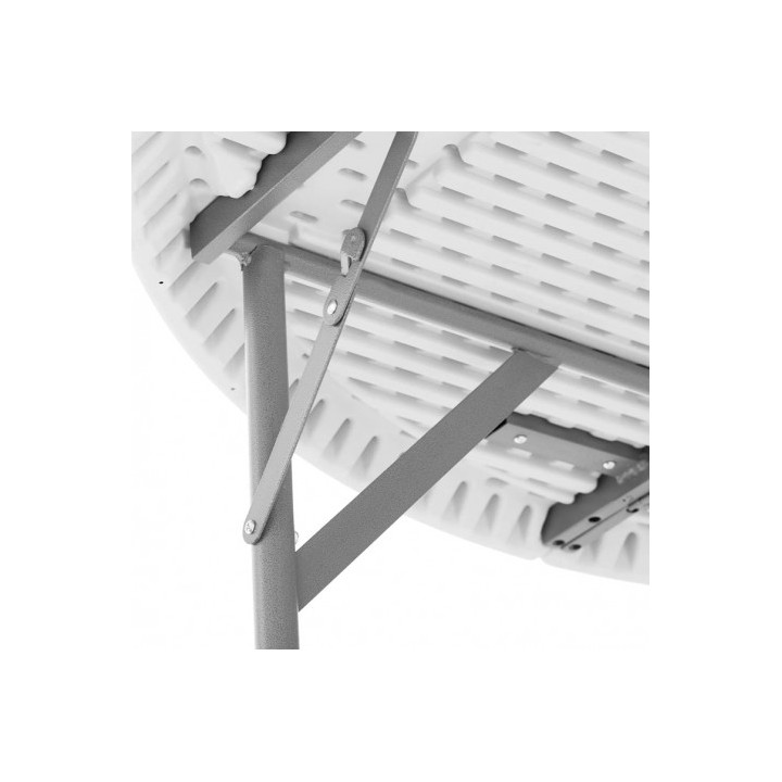 MESA DE RESINA REDONDA PLEGABLE 160X74CM 4.5CM SUNGARDEN