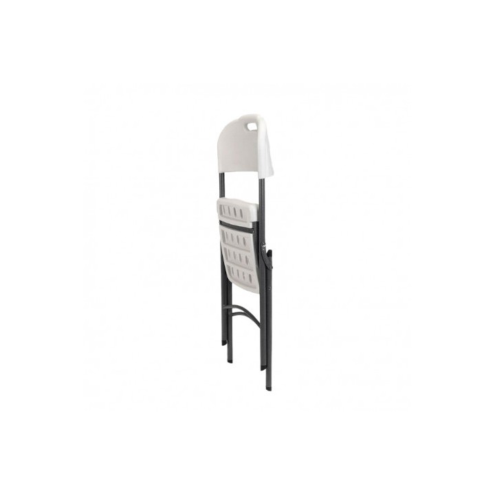 SILLA RESINA PLEGABLE PRO 44X53X83CM BLANCA SUNGARDEN