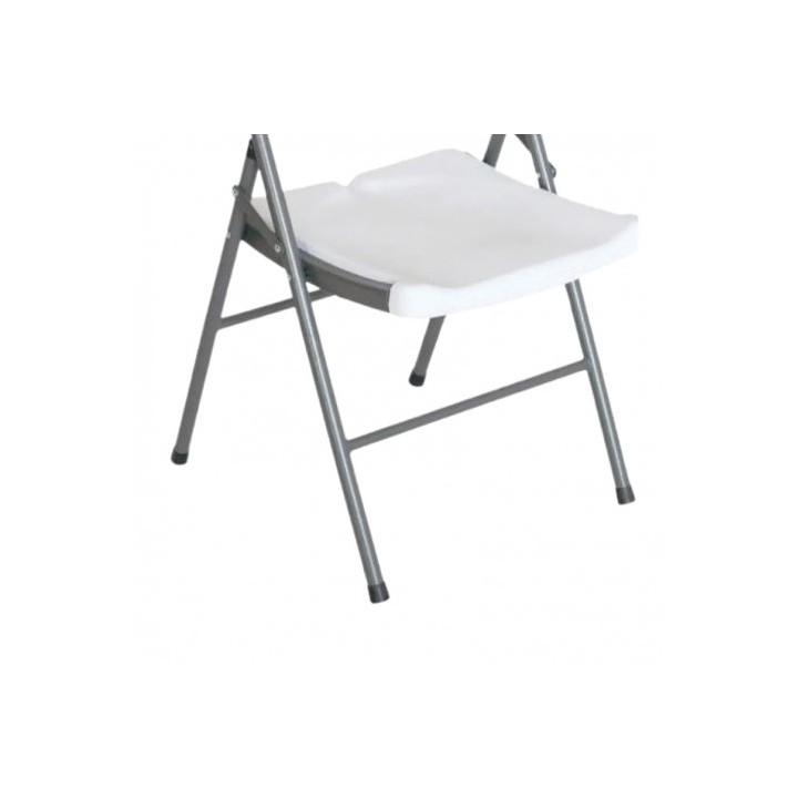SILLA RESINA PLEGABLE PRO 44X53X83CM BLANCA SUNGARDEN
