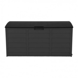 BAÚL RESINA 290 LITROS 112X49X54CM GRIS OSCURO SUNGARDEN