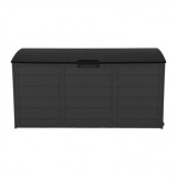 BAÚL RESINA 290 LITROS 112X49X54CM GRIS OSCURO SUNGARDEN