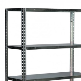 ESTANTERIA ACERO GALVANIZADO 3 BALDAS 70X30X70CM BLIM