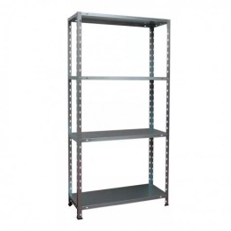 ESTANTERIA ACERO GALVANIZADO 4 BALDAS 70X30X145CM BLIM