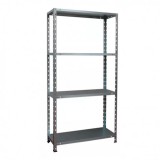 ESTANTERIA ACERO GALVANIZADO 4 BALDAS 70X30X145CM BLIM