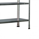ESTANTERIA ACERO GALVANIZADO 4 BALDAS 70X30X145CM BLIM
