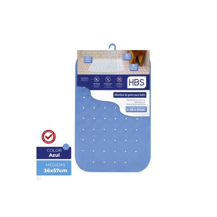 ALFOMBRA GOMA NATURAL - 450G AZUL HBS