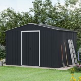 CASETA DE METAL | PUERTAS CORREDERAS 304.5X243X214.5 (7.4M2) ANTRACITA