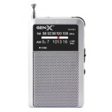 RADIO PORTATIL AM/FM ANALOGICA PLATA FM-4401 GEN-X