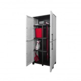 ARMARIO ESCOBERO CON PATAS REGULABLES 680X370X1690MM ARTPLAST