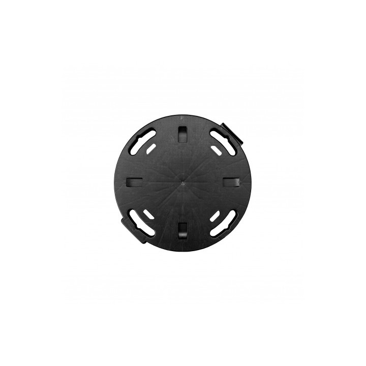 PLATAFORMA REDONDA GRANDE CON RUEDAS 400X400X40MM ARTPLAST